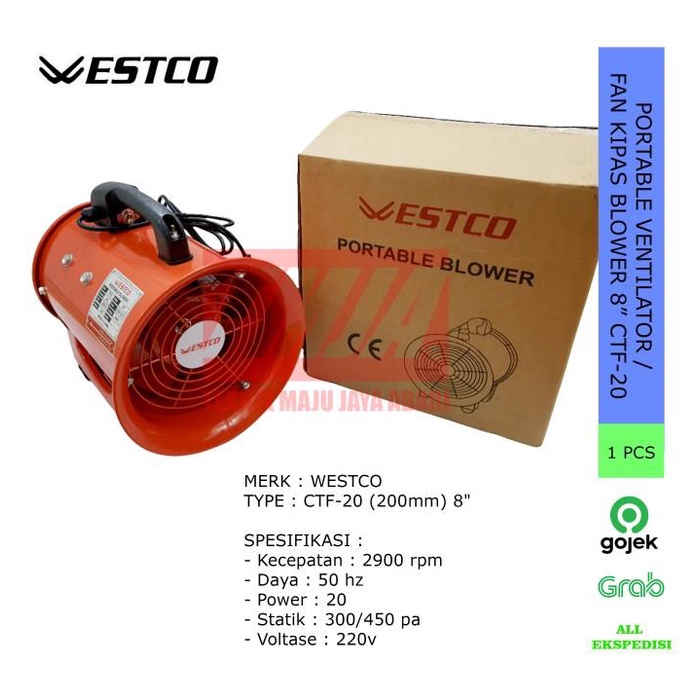 Jual Westco Portable Ventilator Fan Kipas Blower Ctf Bisa Pkp Shopee Indonesia