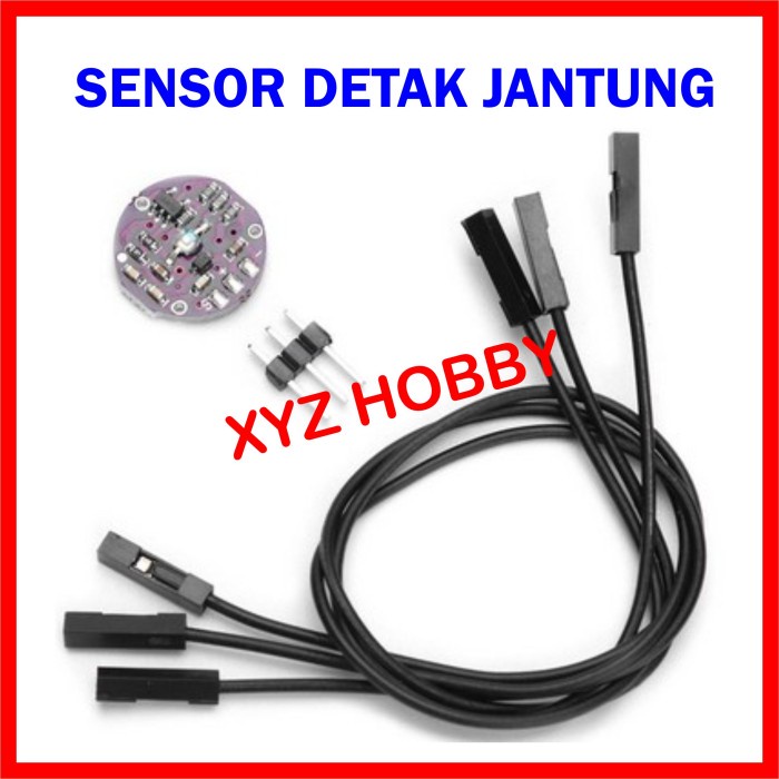 Jual Sensor Detak Jantung Pulse Heart Rate Analog Sensor Module For ...