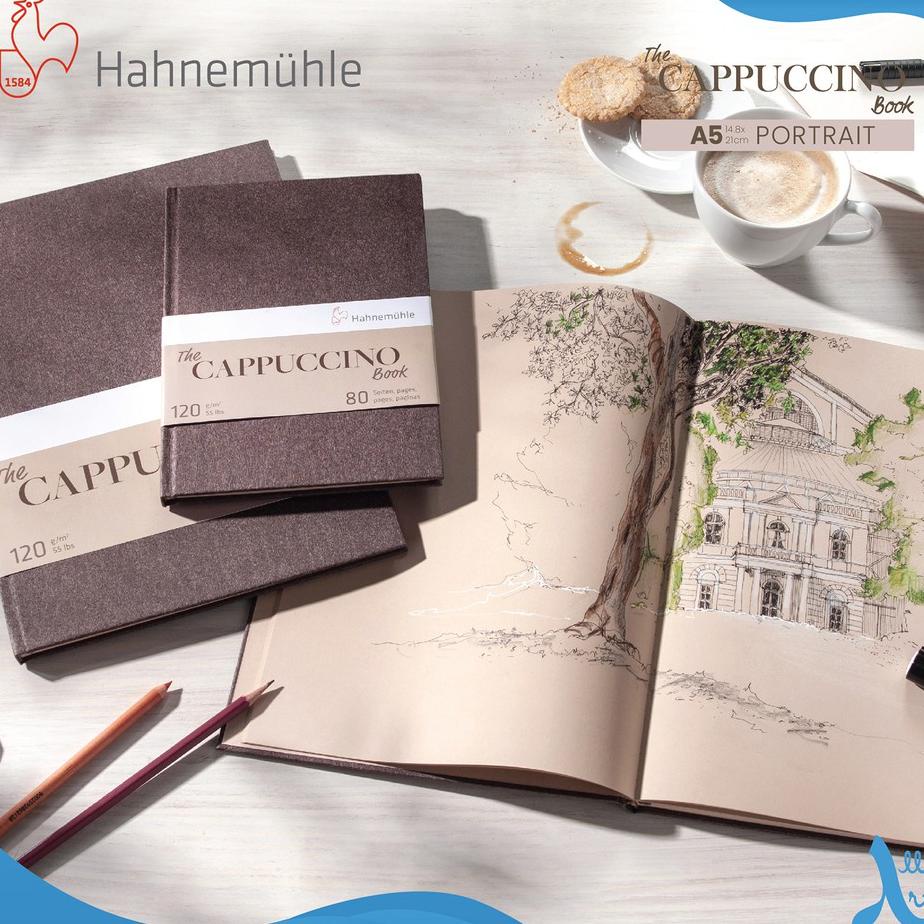 Jual Buku Sketsa Hahnemuhle The Cappuccino A5 Hard Cover Sketchbook