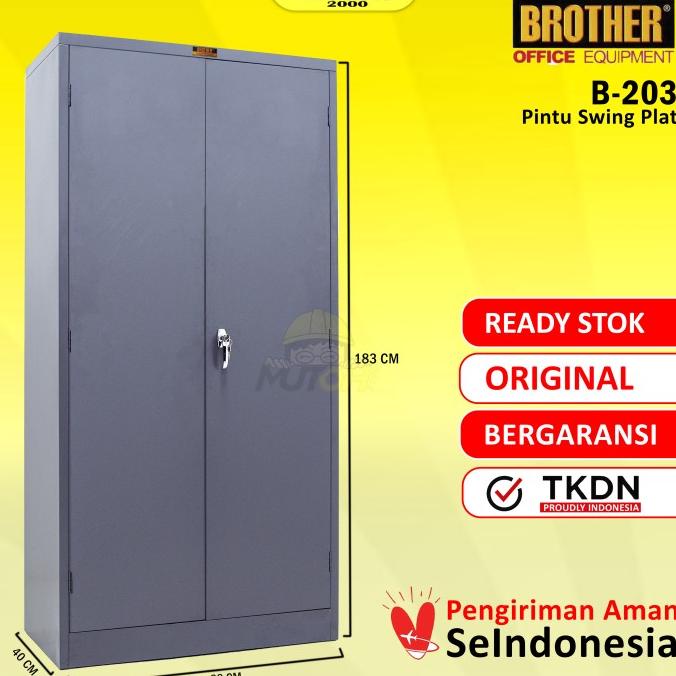 Jual TKDN BROTHER B-203 Lemari Arsip Besi Pintu Swing Plat | Shopee ...