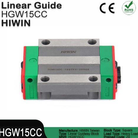 Jual Hgw15Cc Linear Guide Block - Original Hiwin Taiwan | Shopee Indonesia