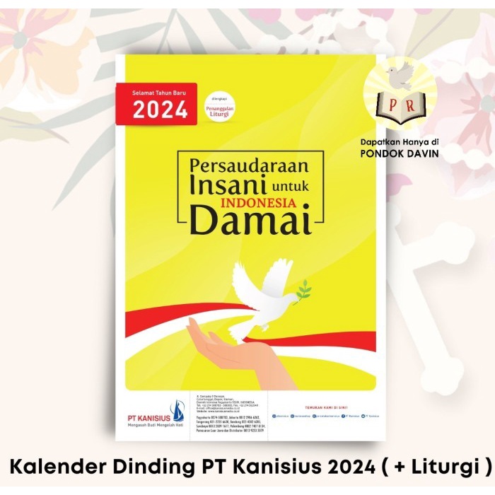 Jual KALENDER DINDING KALENDER GANTUNG LITURGI TAHUN 2024 -27sg ...