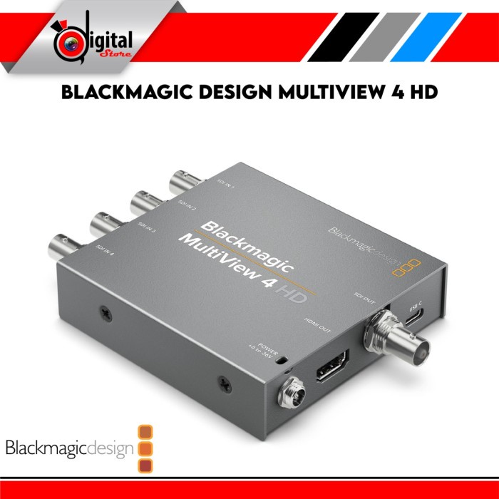 Jual Blackmagic Design Multiview 4 HD Multiviewer 4 Input SDI | Shopee ...