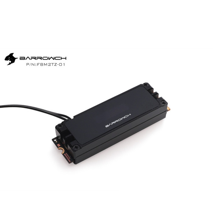 Jual BARROWCH NVME M.2 SSD Heatsink Digital OLED Temperature Display ...