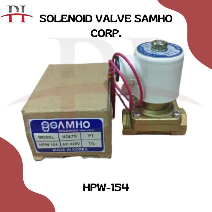 Jual New Ori Solenoid Valve 2Way Samho Hpw-154 Terbatas | Shopee Indonesia