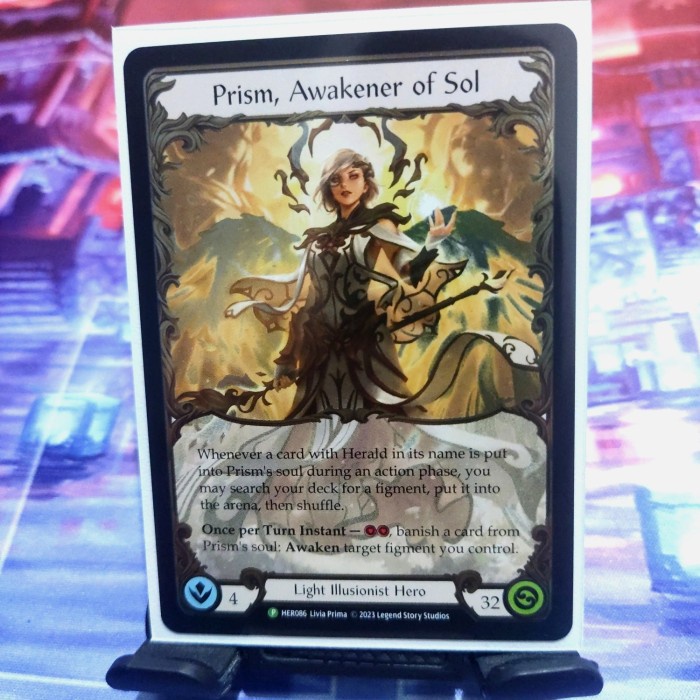 Prism, Awakener of Sol CF Cold Foil プロモ