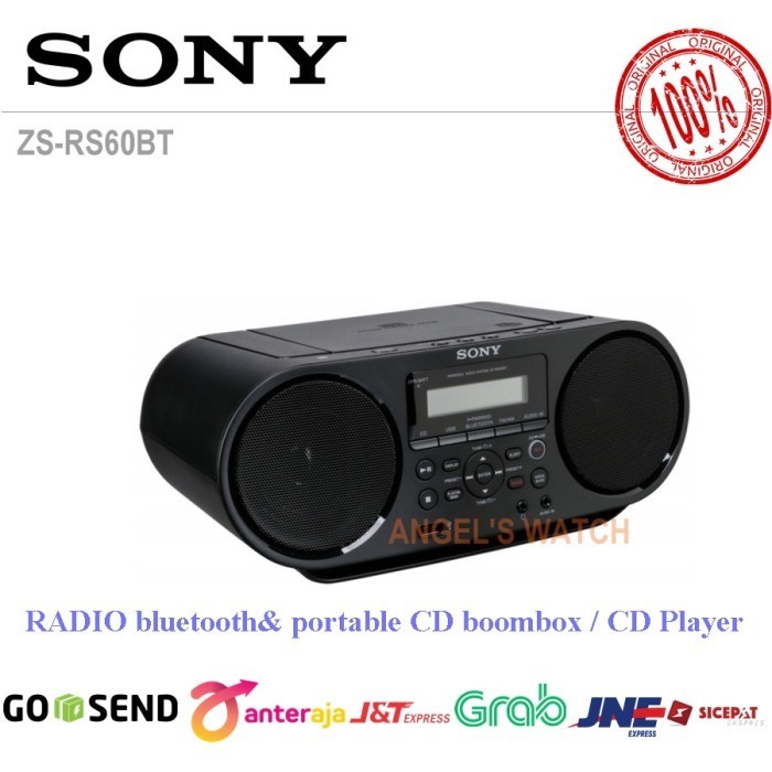 Jual Ready Radio Sony Zs Rs60bt Bluetoothand Portable Cd Boombox Original