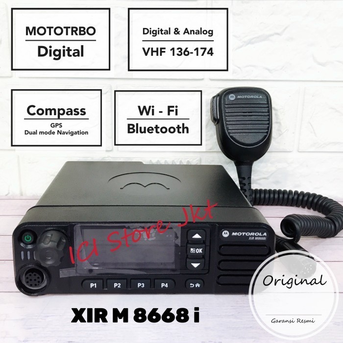 Jual Radio Rig Motorola Xir M I Vhf Garansi Resmi Shopee Indonesia