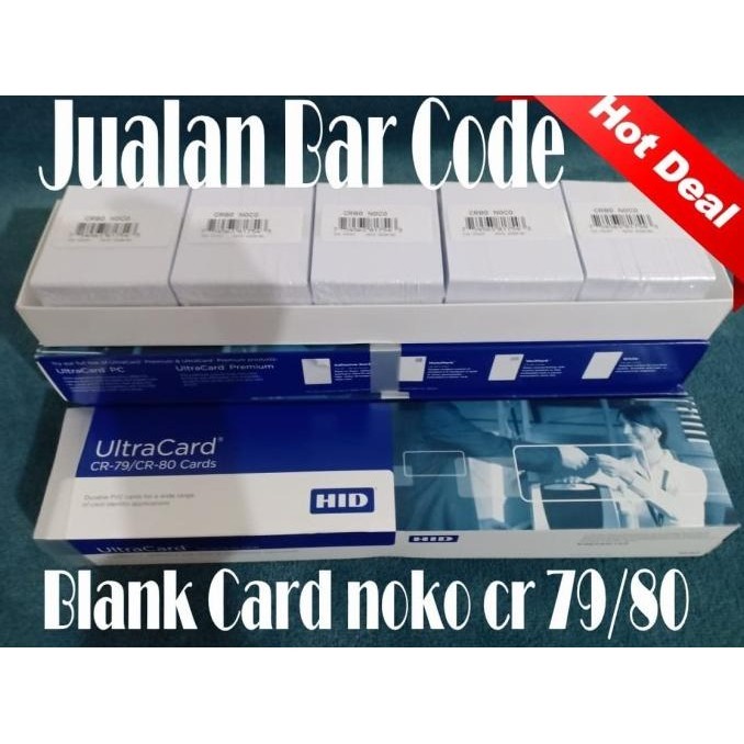 Jual Kartu Pvc Blank Id Card Ultracard Hid Noco Cr Isi Pcs