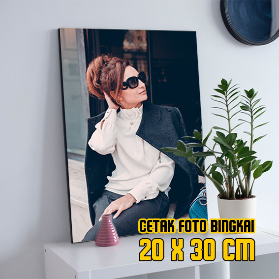 Jual cetak HD Hasil cetak tajam ( foto+Bingkai ) ukuran20x30 media mdf ...