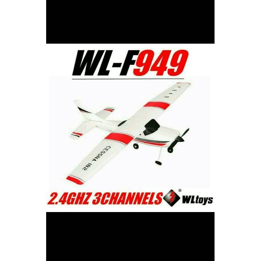 Jual rc plane rc pesawat cessna-182 cesna WLtoys F949 F 949 fixed wings ...