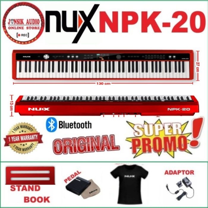 Jual NEW!!! Nux NPK-20 Digital Piano 88 keys Hammer-Action Digital ...