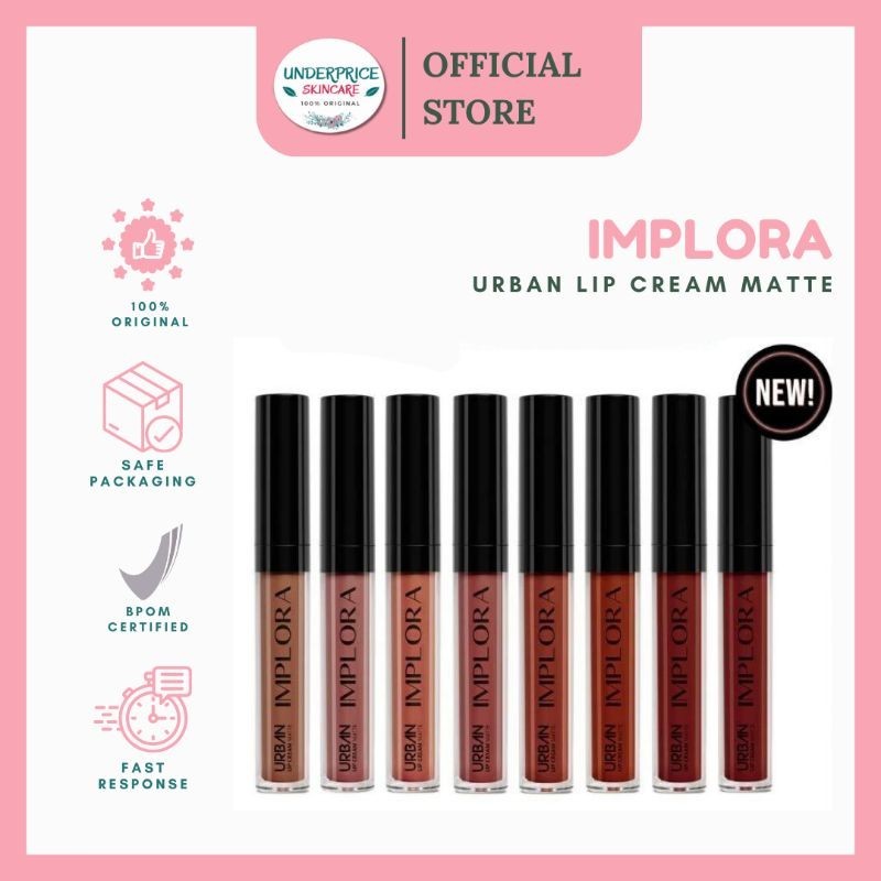 Jual Implora Urban Lip Cream Matte Shopee Indonesia