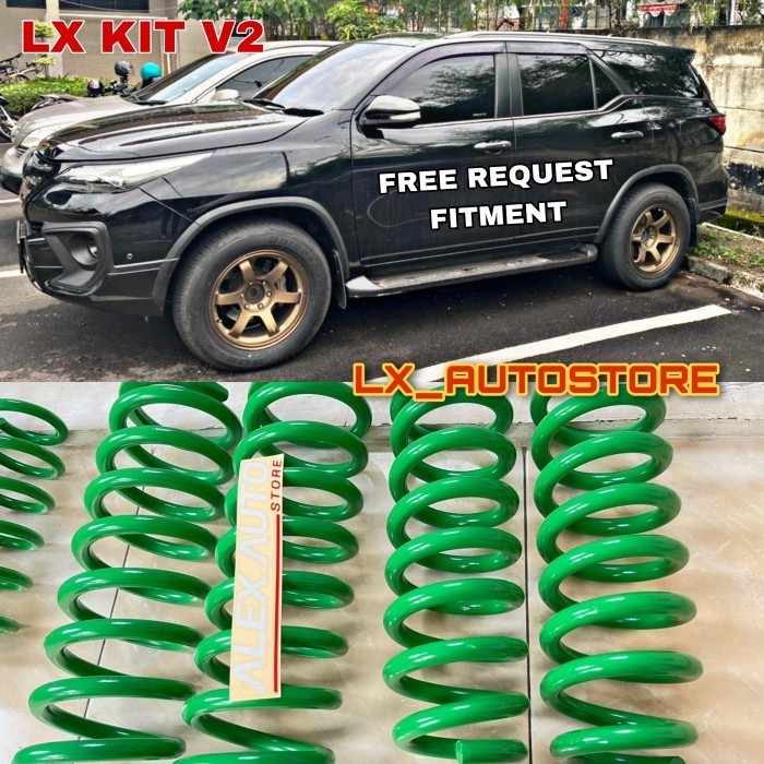 Jual Lowering Kit Fortuner Vrz Per Ceper Custom Lx Kit V2 Shopee