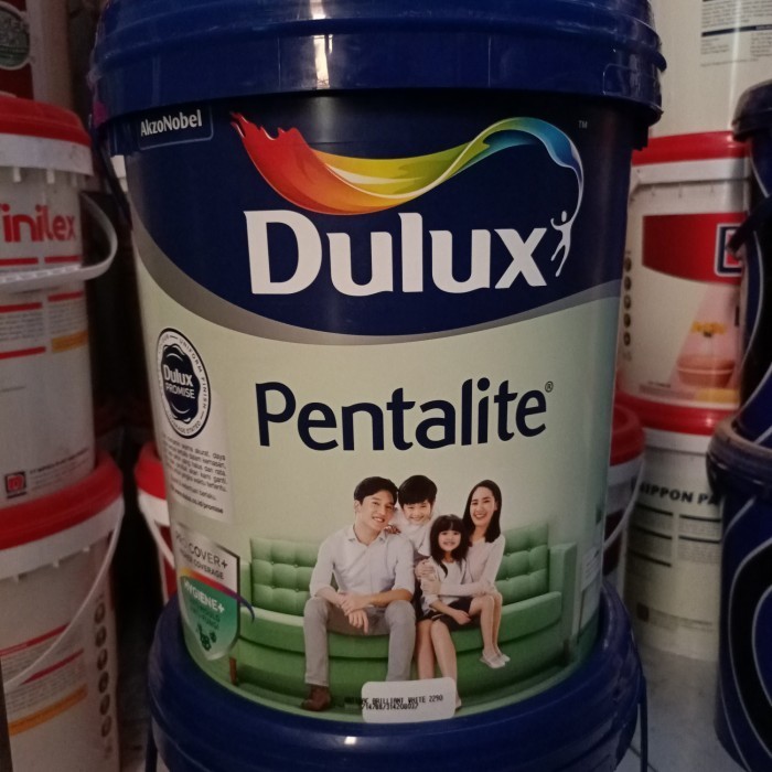 Jual Dulux Pentalite Brilliant White 2290 20liter Cat Tembok Shopee Indonesia 5898