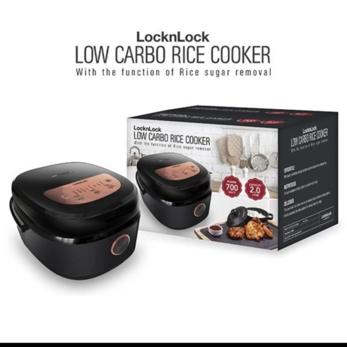 Jual Rice Cooker Low Sugar Locknlock/Lock N Lock/ Ejr328Blk 2 Liter Shopee Indonesia