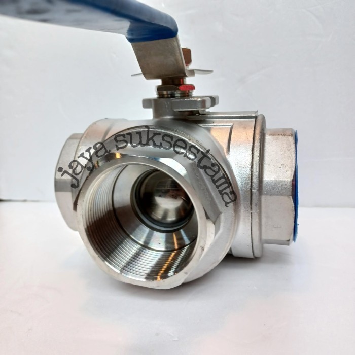 Jual Ball Valve 3 Way 3/4