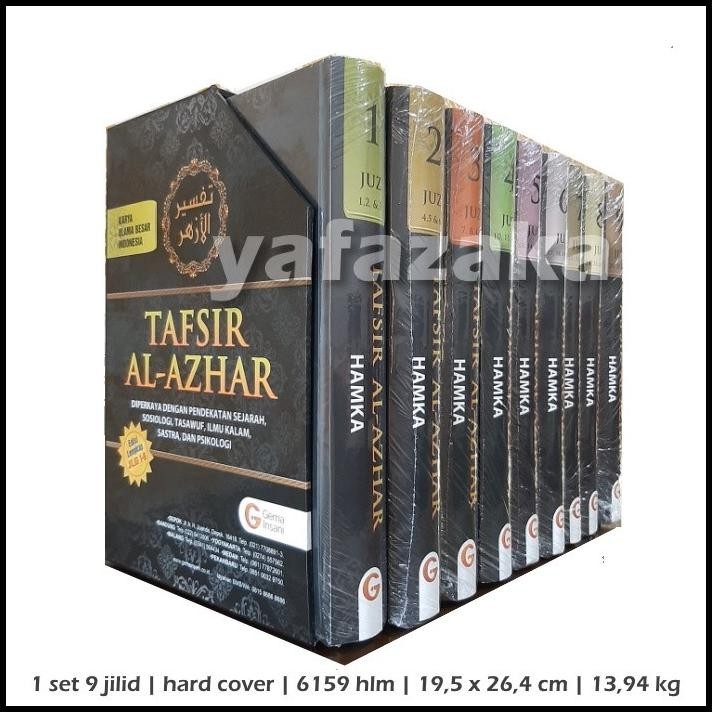 Jual Buku Tafsir Al Quran Al Azhar 1 Set Lengkap Kitab Buya Hamka Shopee Indonesia 0641