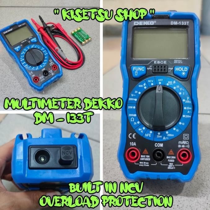 Jual suk DEKKO MULTIMETER DIGITAL / AVOMETER DIGITAL ORIGINAL | Shopee ...