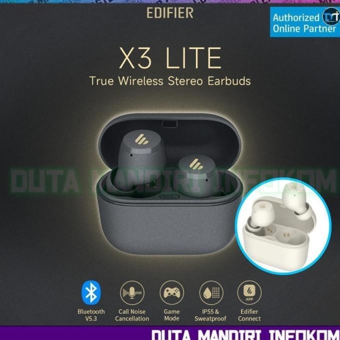 Jual Edifier X3 Lite Tws - True Wireless Stereo Earbuds Murah
