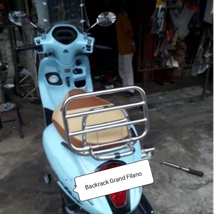 Jual Back Rack/Backrack Filano Fazzio Scoopy Genio + Bantalan & Tas ...