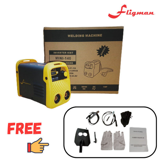 Jual Fligman Mesin Las Listrik Igbt Mini Trafo Las Mma Watt Terbaru Termurah Shopee