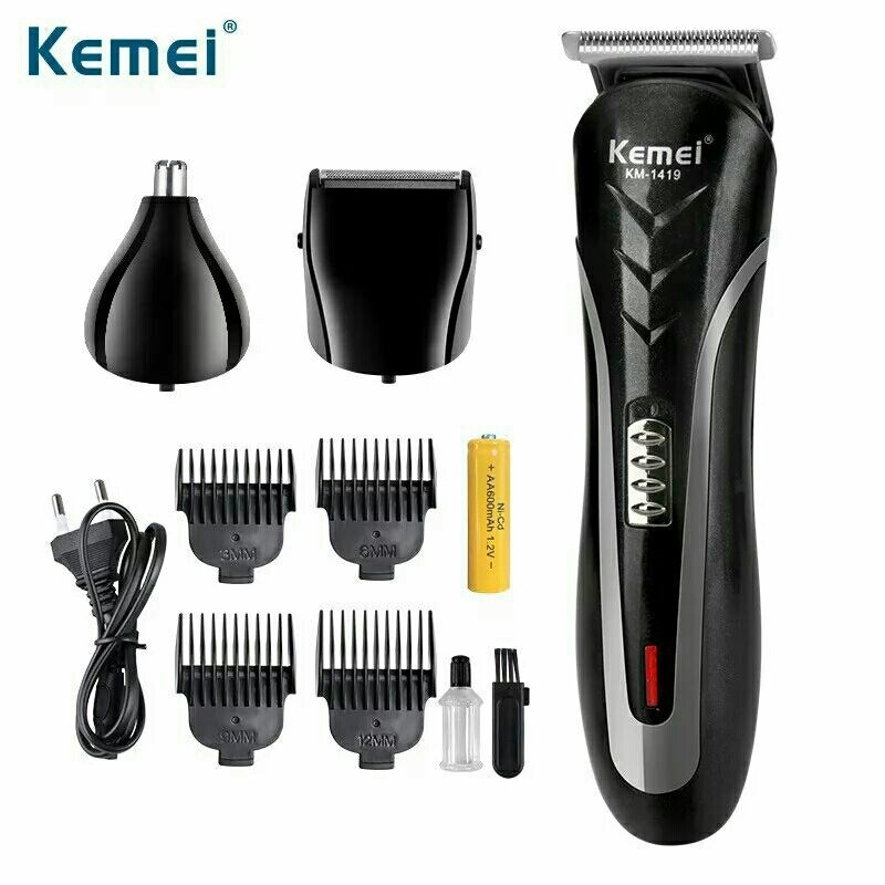 Jual Alat Cukur Rambut Elektrik / Hair Clipper 3 in 1 Kemei | Shopee ...