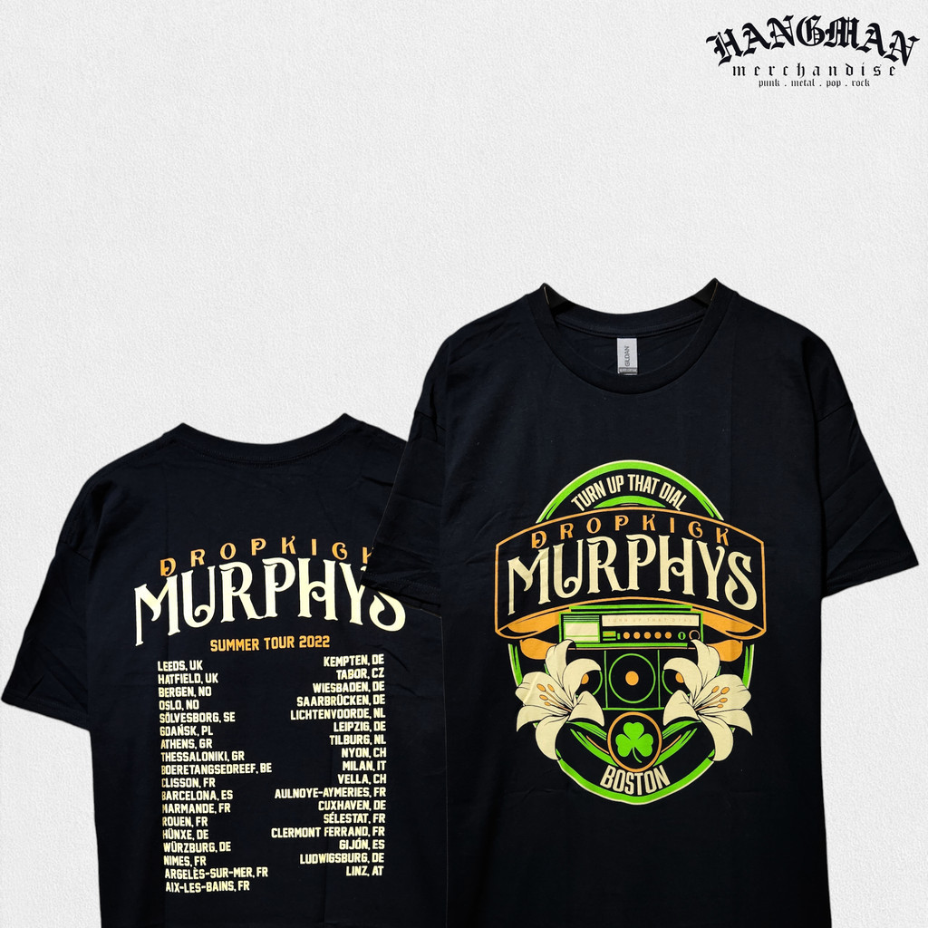 dropkick murphys 2022 tour shirt