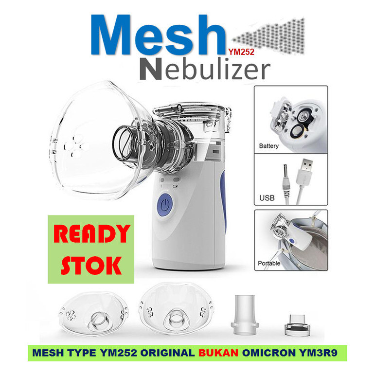 Jual Mesh Nebulizer Portable Ym-252 Alat Uap Bantu Pernafasan Asma ...