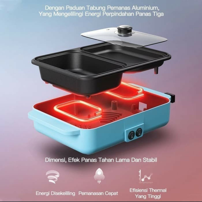 Jual Barbeque Grill Pan Electric Hot Pot In Korea Jepang Panggangan