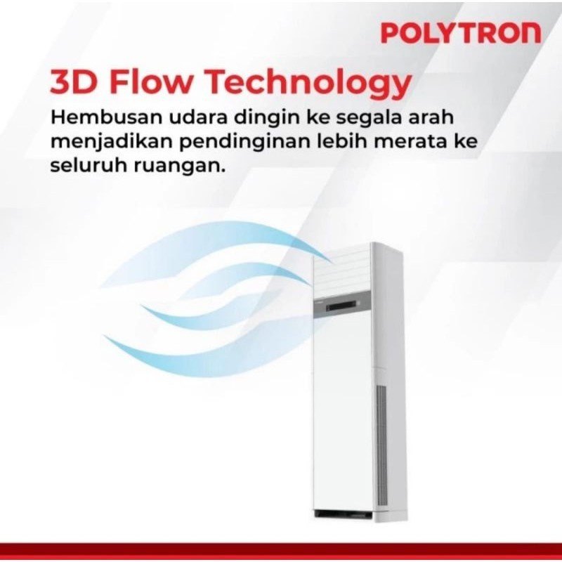Jual AC Floor Standing Polytron PSF-2032 2 PK Neuva R32 PSF2032 AC ...