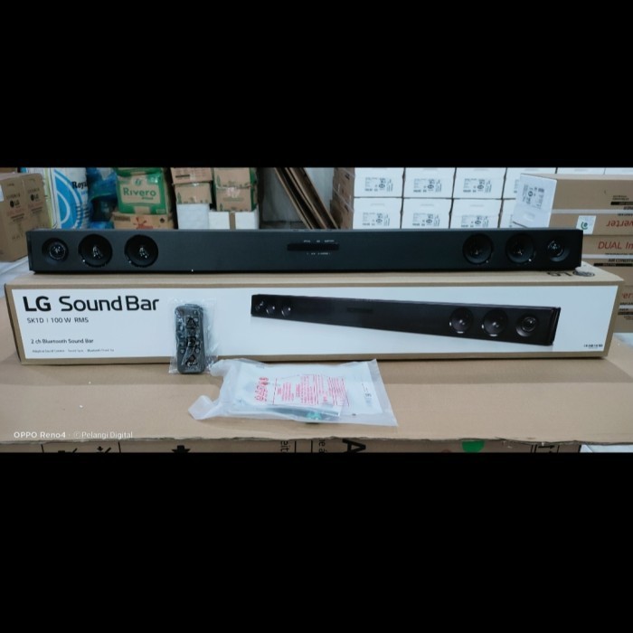 Soundbar LG SK1D 100W 2 Canali Con Bluetooth, Ingresso Ottico E AUX – Per TV Da 43'' E Superiore