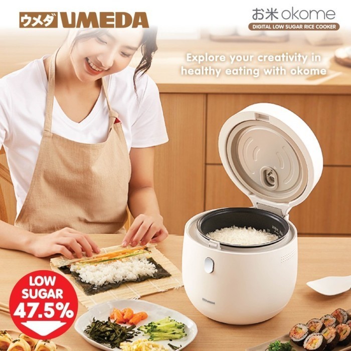 Jual Umeda Okome Rice Cooker Low Sugar Smart Rice Cooker Low Carbo 1