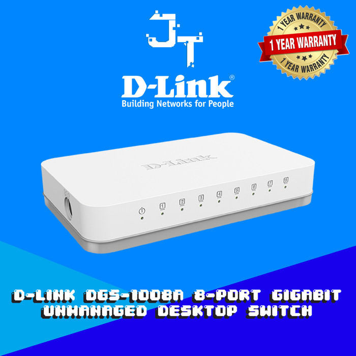 Jual D-Link Dgs-1008A 8-Port Gigabit Easy Desktop Switch | Shopee Indonesia