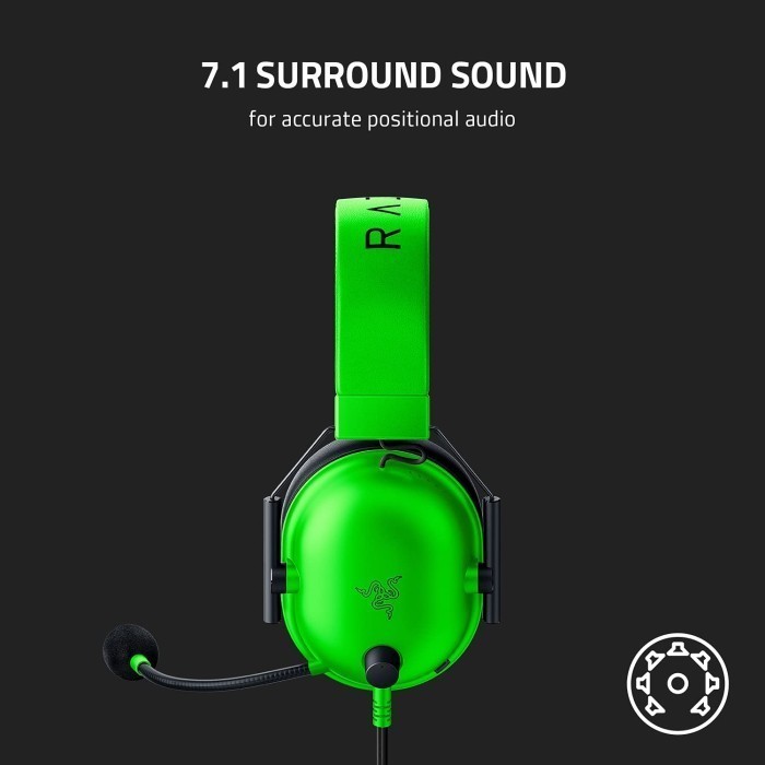 Jual Razer Blackshark V2 X Wired Gaming Headset Multi Platform Green V2x Shopee Indonesia