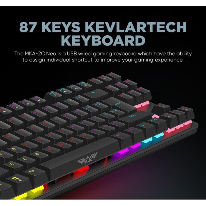 Jual Armaggeddon Mechanical Gaming Keyboard Mka 2C | Shopee Indonesia