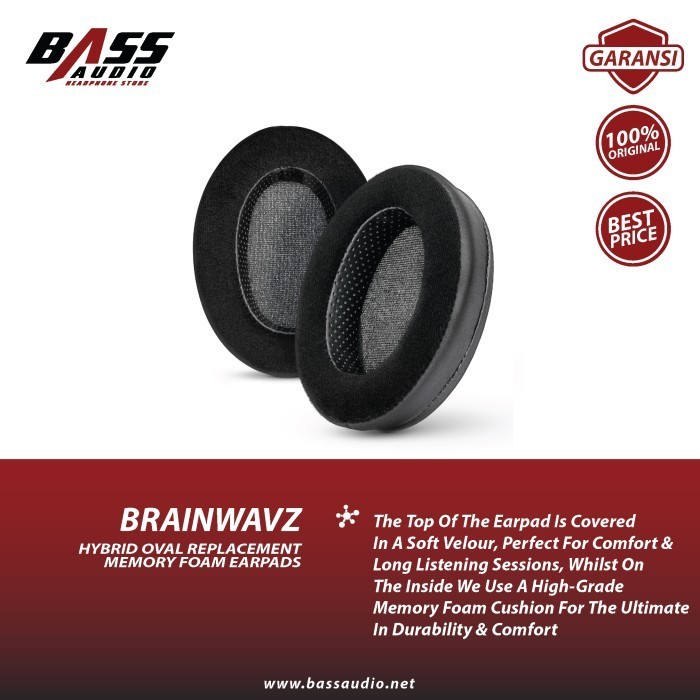 Jual Brainwavz Hybrid Headphone Memory Foam Earpads / Earpad / Pad ...