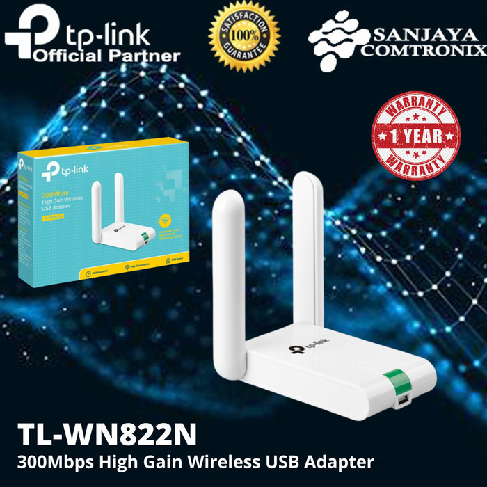 Jual TP-Link TL-WN822N 300Mbps High Gain Wireless USB Adapter | Shopee ...