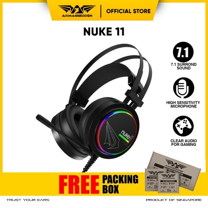 Jual Headset Gaming Armaggeddon Nuke 11 (Rgb 16.8 Millon Colours ...