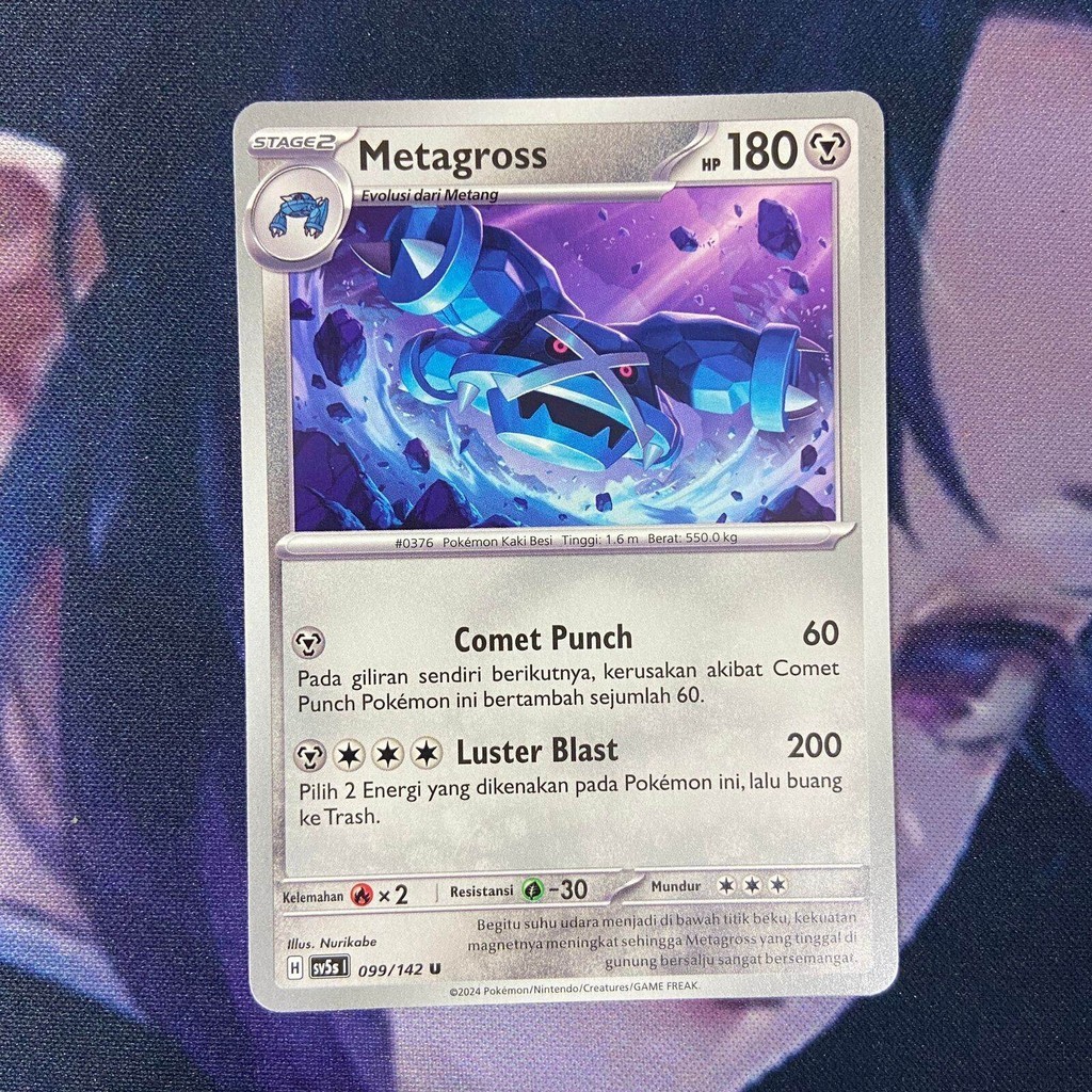 Jual pokemon (ID) metagross - SV5s 099/142 - U | Shopee Indonesia