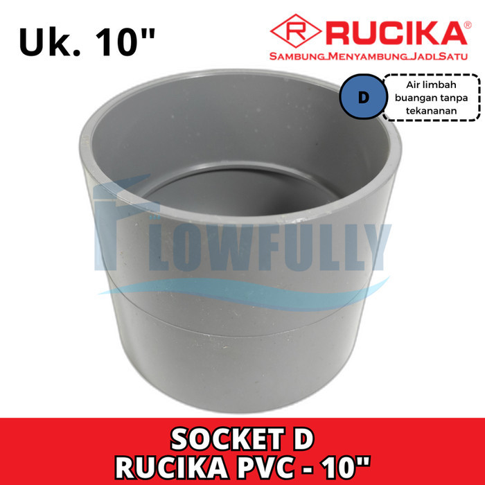 Jual SOCKET D 10 inch RUCIKA SOK DV POLOS LURUS 10