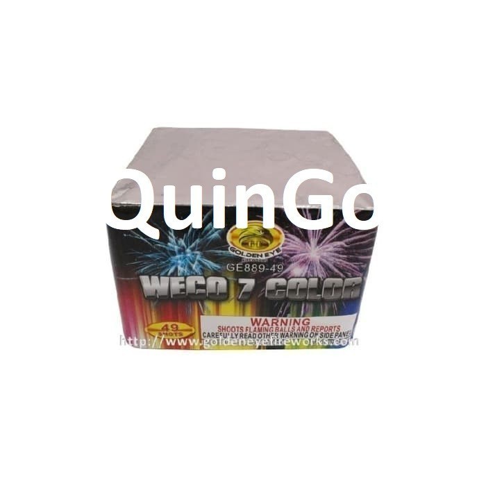 Jual Petasan Weco 49 Shots 7 Warna Kembang Api Fireworks Tahun Baru ...