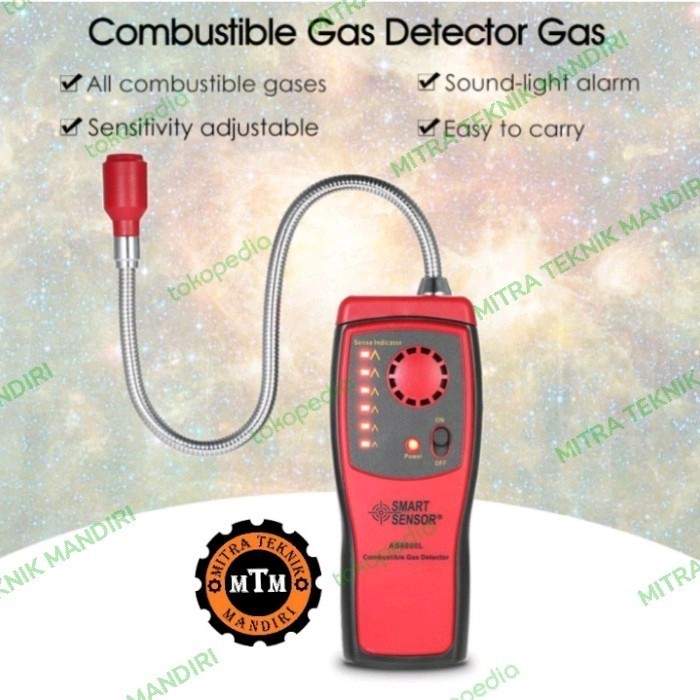 Jual ALAT DETEKSI KEBOCORAN COMBUSTIBLE GAS LEAKAGE DETECTOR SMART ...