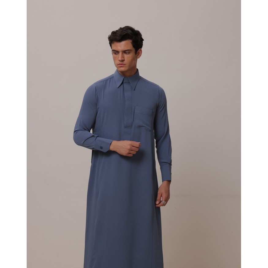 Jual [Pedro Hb] Normal Collar Thobe Studios Thoub (Jubah / Gas Pria ...