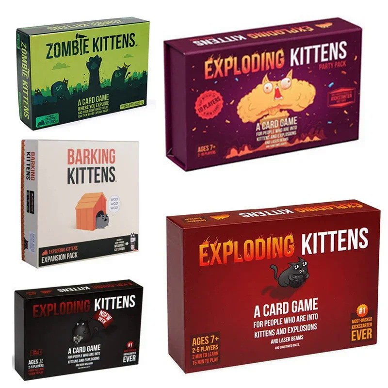 Jual Exploding Kittens Card Game Original Edition NSFW Party Streaking ...