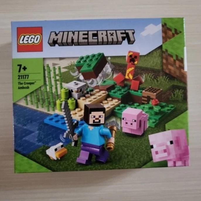 Jual LEGO Minecraft 21177 The Creeper Ambush | Shopee Indonesia