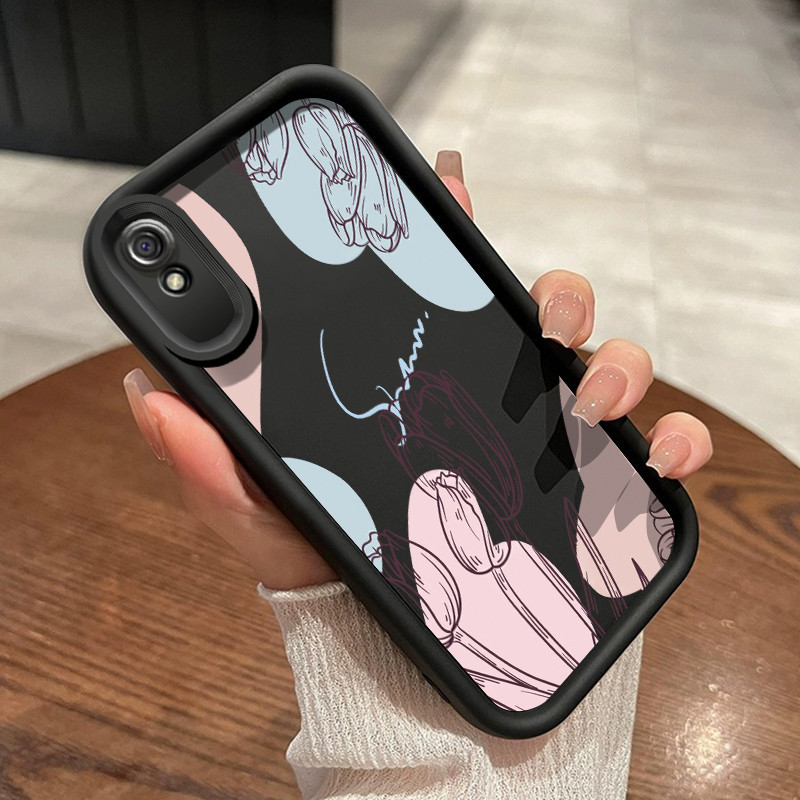 ISOI La Custodia Trasparente per Cellulare per Xiaomi Redmi 9A / Redmi 9AT con Cordino può Essere trasportata Casualmente Come Una Borsetta o Una Tracolla Quando esci - Verde