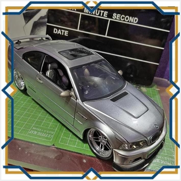 Diecast model cars Bmw M3 E46 1/18 Jada Toys E46 ac