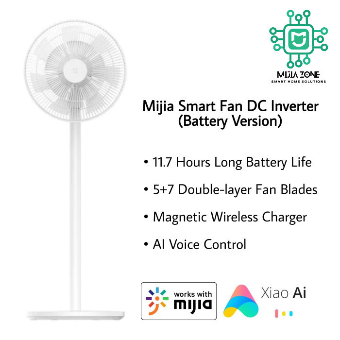 Jual Xiaomi Smart Standing Fan Dc Inverter Battery Versi Kipas Angin