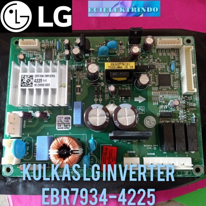 Jual MODUL PCB KULKAS LG INVERTER 2 PINTU KODE PART EBR79344225 ...